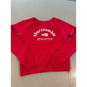 Abercrombie Kids Red Athletics Sweatshirt Top XL Extra Large